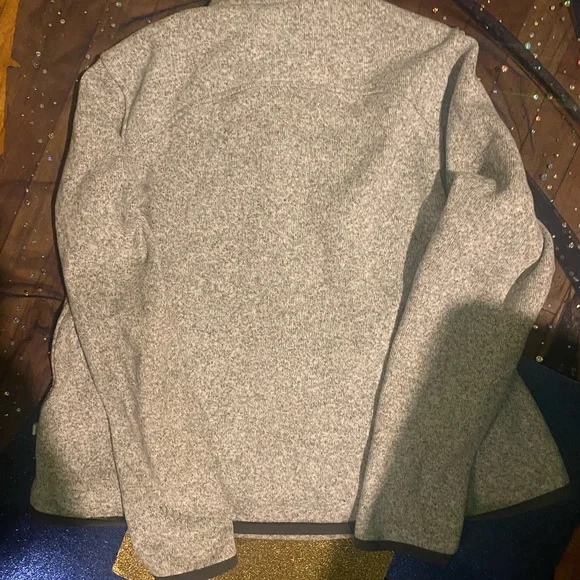 LULULEMON BETTER SWEATER FALL LIGHT WHITE GREY PEPLUM FRONT ZIP Jacket COZY